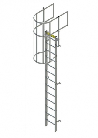 Fixed vertical Ladder Cage